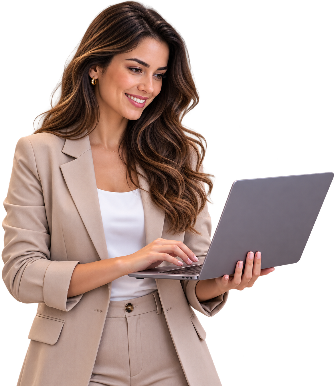 Executivo utilizando tablet